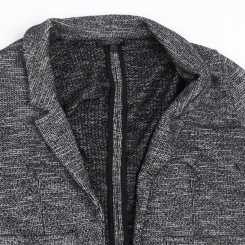 Topshop Womens Black   Jacket  Size 8