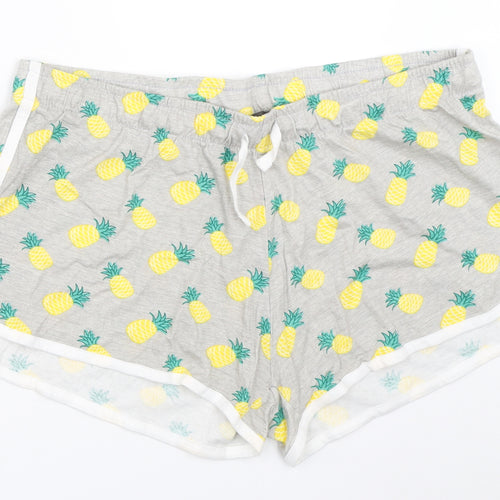 Primark Womens Grey   Hot Pants Shorts Size L