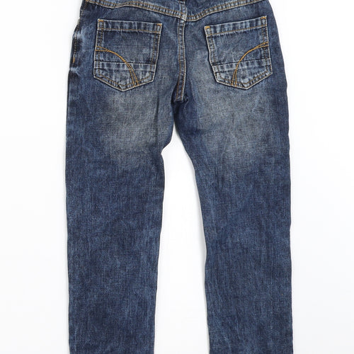 Marks and Spencer Boys Blue  Denim Straight Jeans Size 4-5 Years