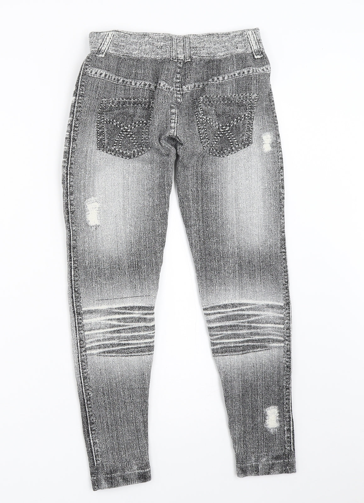 Preworn Womens Grey   Capri Leggings Size M L23 in