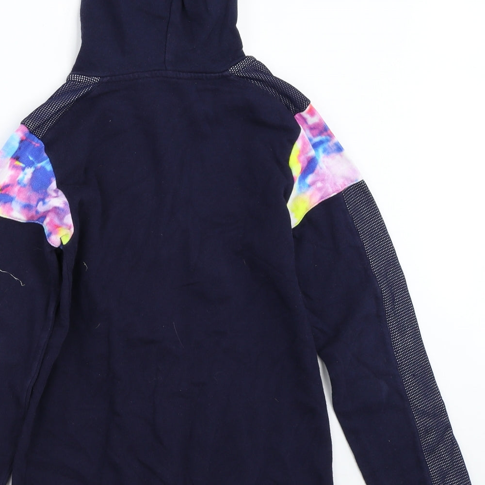 Pineapple Girls Blue   Full Zip Hoodie Size 11-12 Years