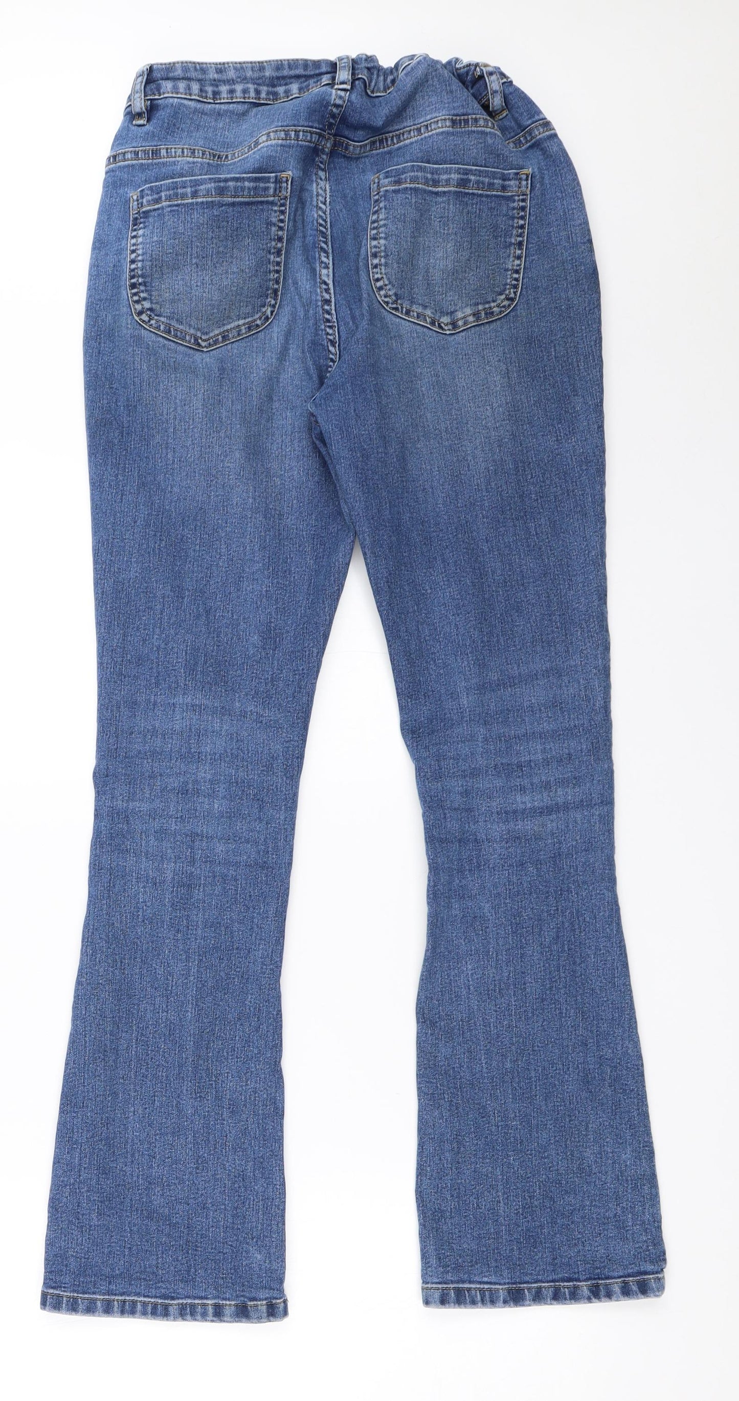 Marks and Spencer Girls Blue  Denim Bootcut Jeans Size 13-14 Years