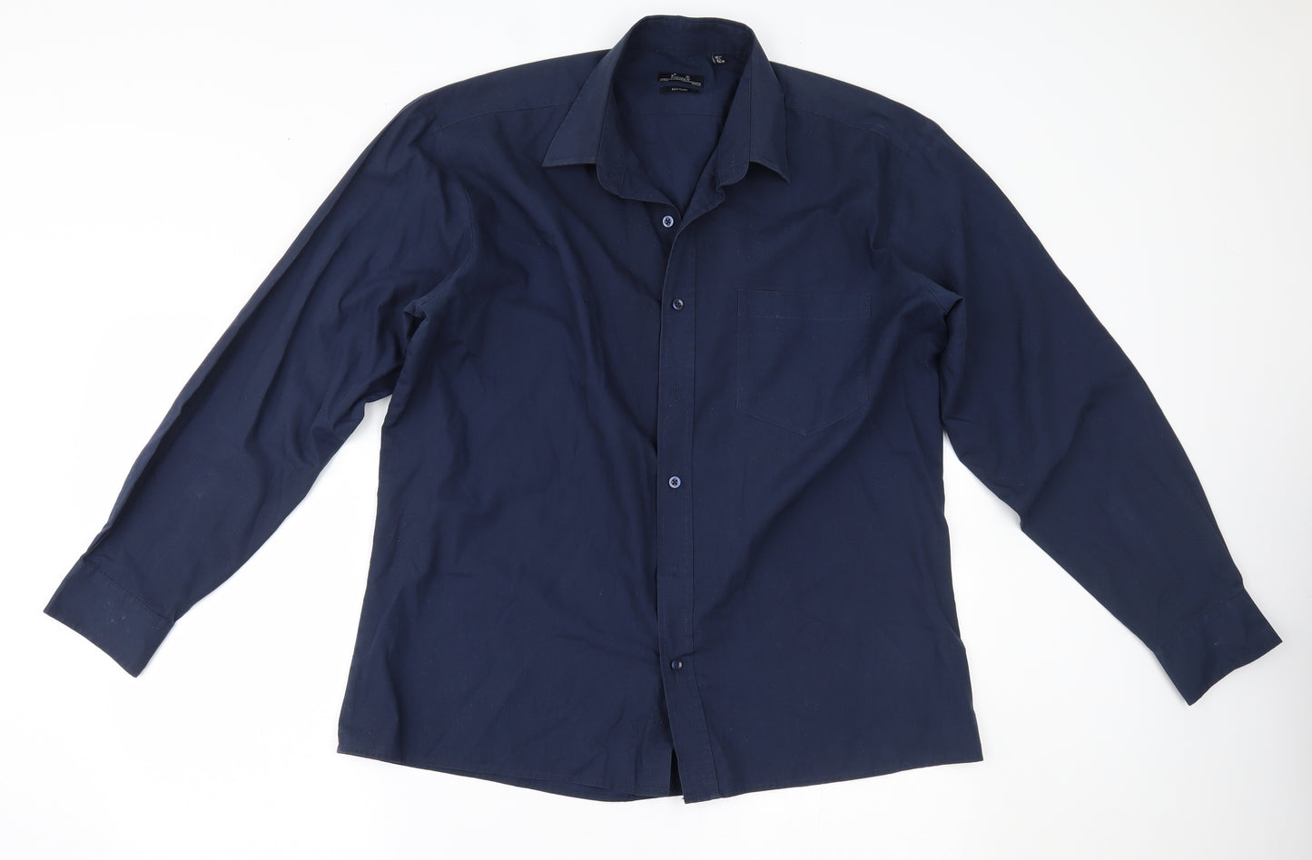 Premier Mens Blue    Dress Shirt Size 16.5