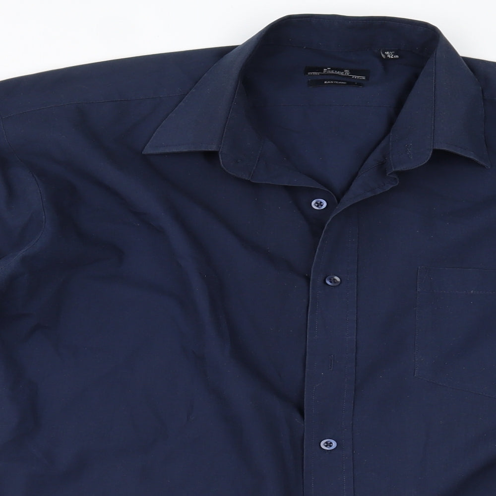 Premier Mens Blue    Dress Shirt Size 16.5