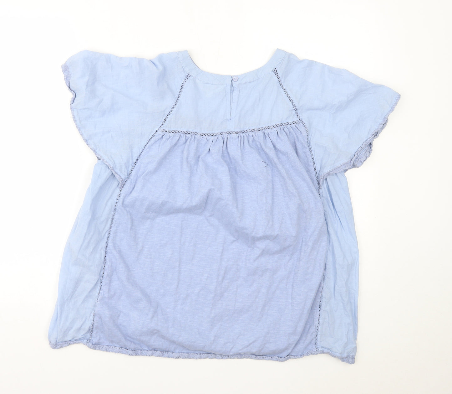 Per Una Womens Blue   Basic Blouse Size 16