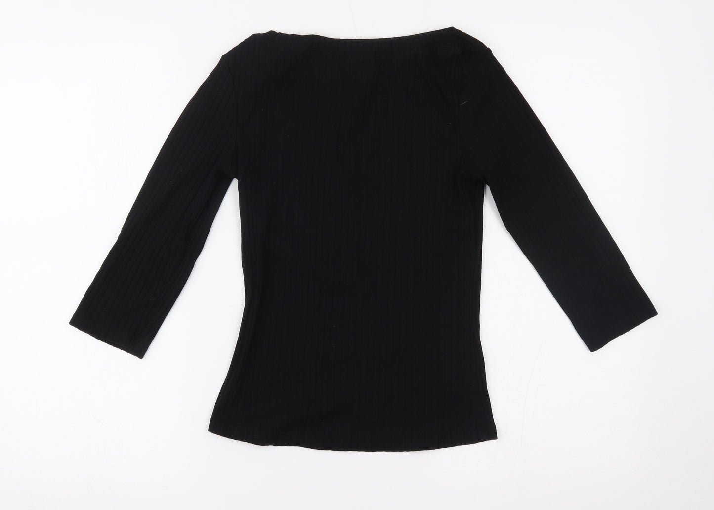 Dorothy Perkins Womens Black   Basic Blouse Size 10