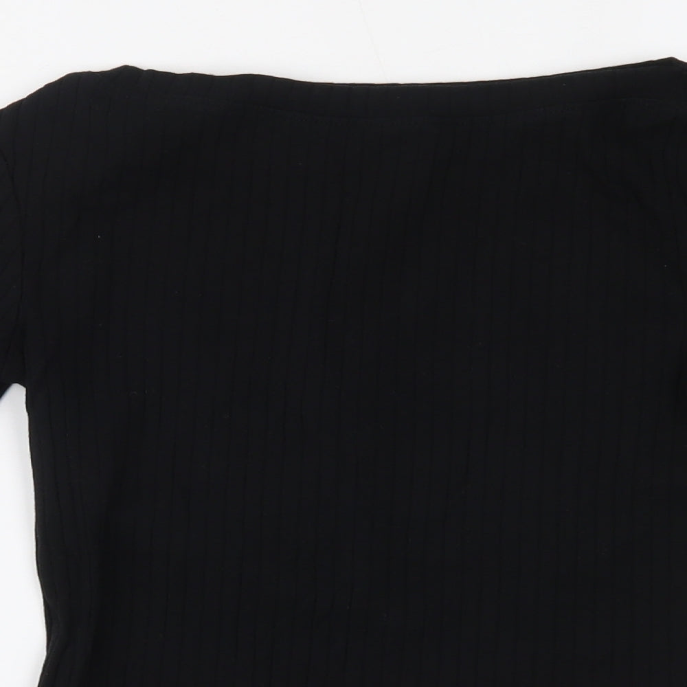 Dorothy Perkins Womens Black   Basic Blouse Size 10