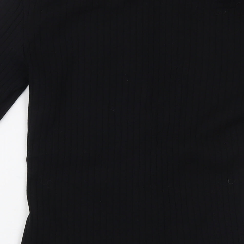 Dorothy Perkins Womens Black   Basic Blouse Size 10