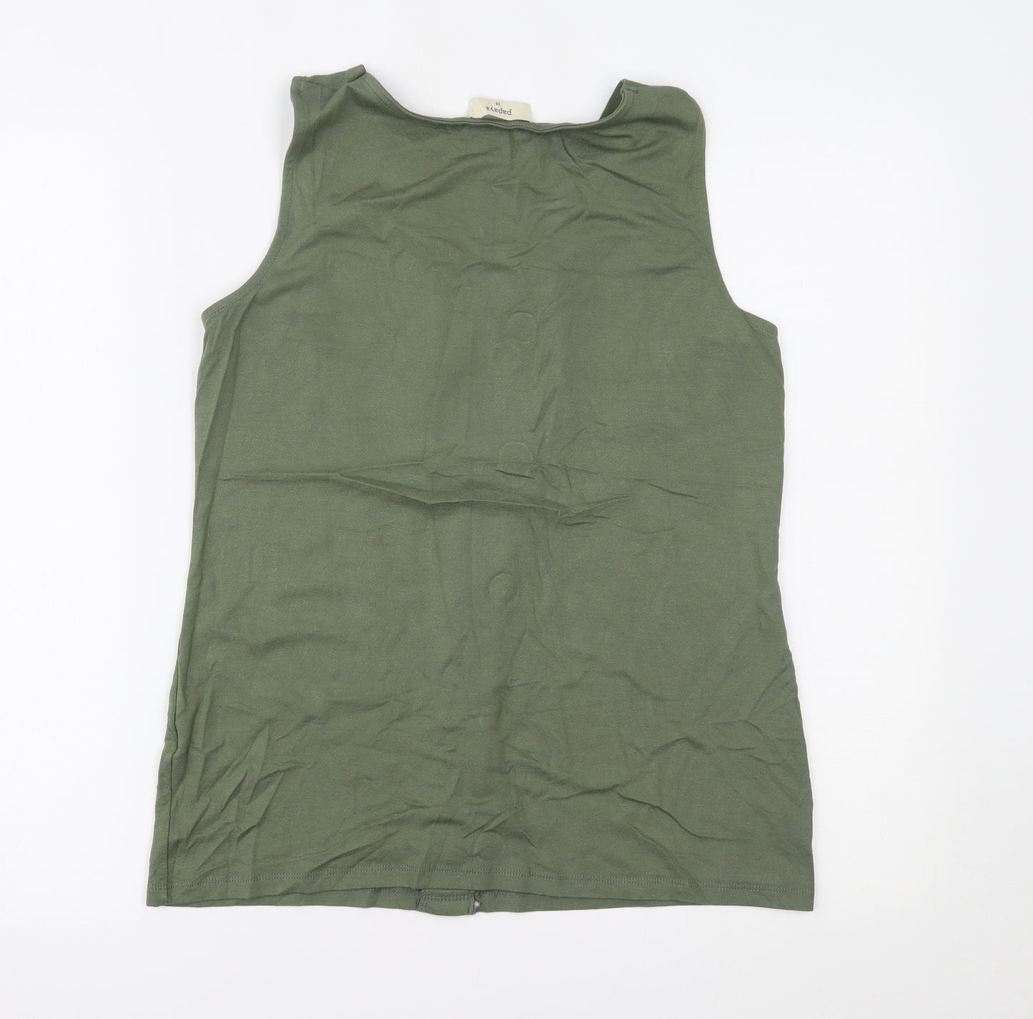 Papaya Womens Green   Basic Tank Size 10