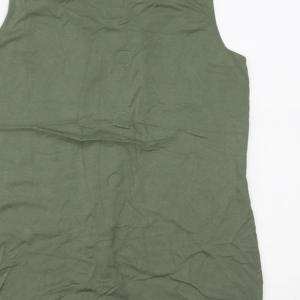 Papaya Womens Green   Basic Tank Size 10