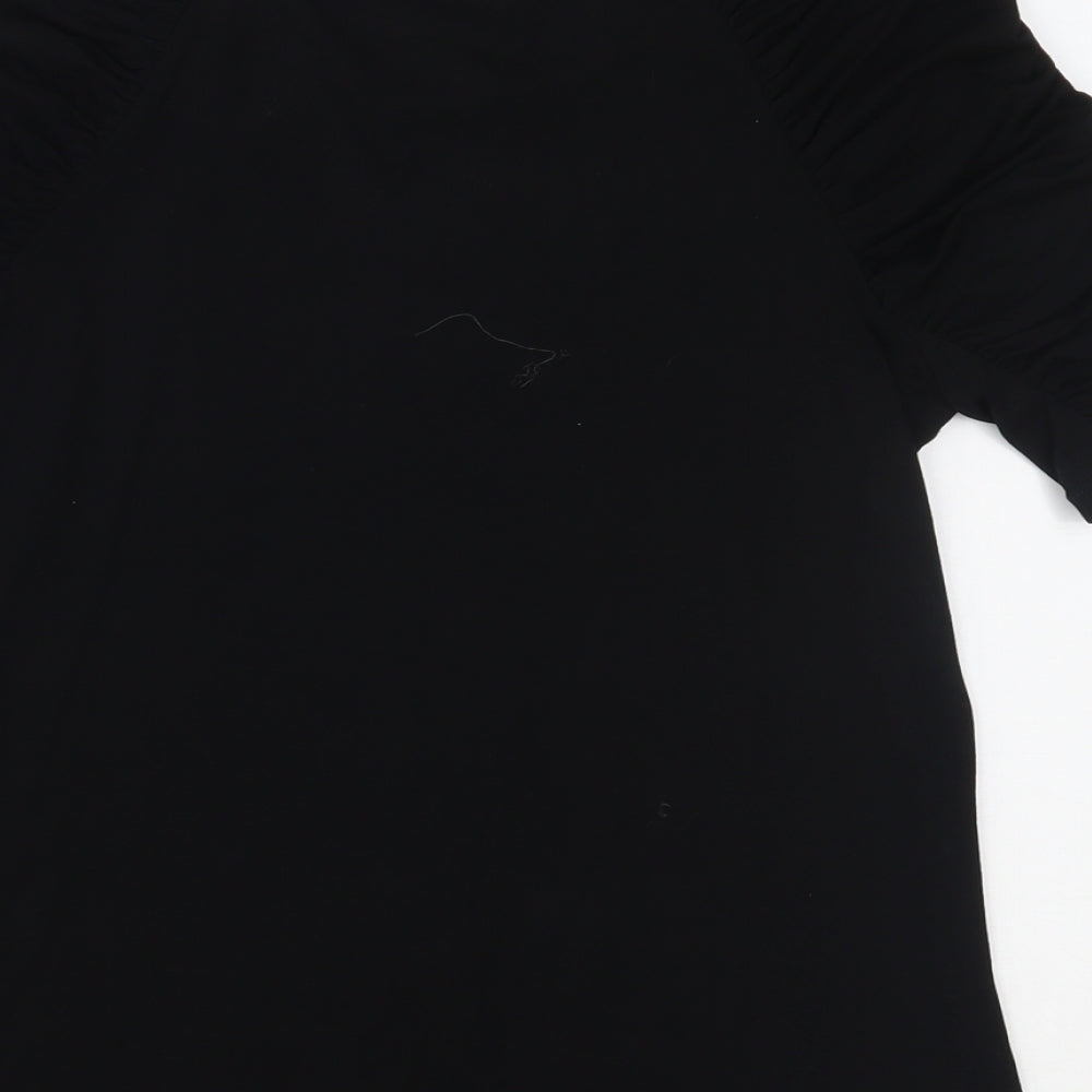 Dorothy Perkins Womens Black   Basic Blouse Size 10