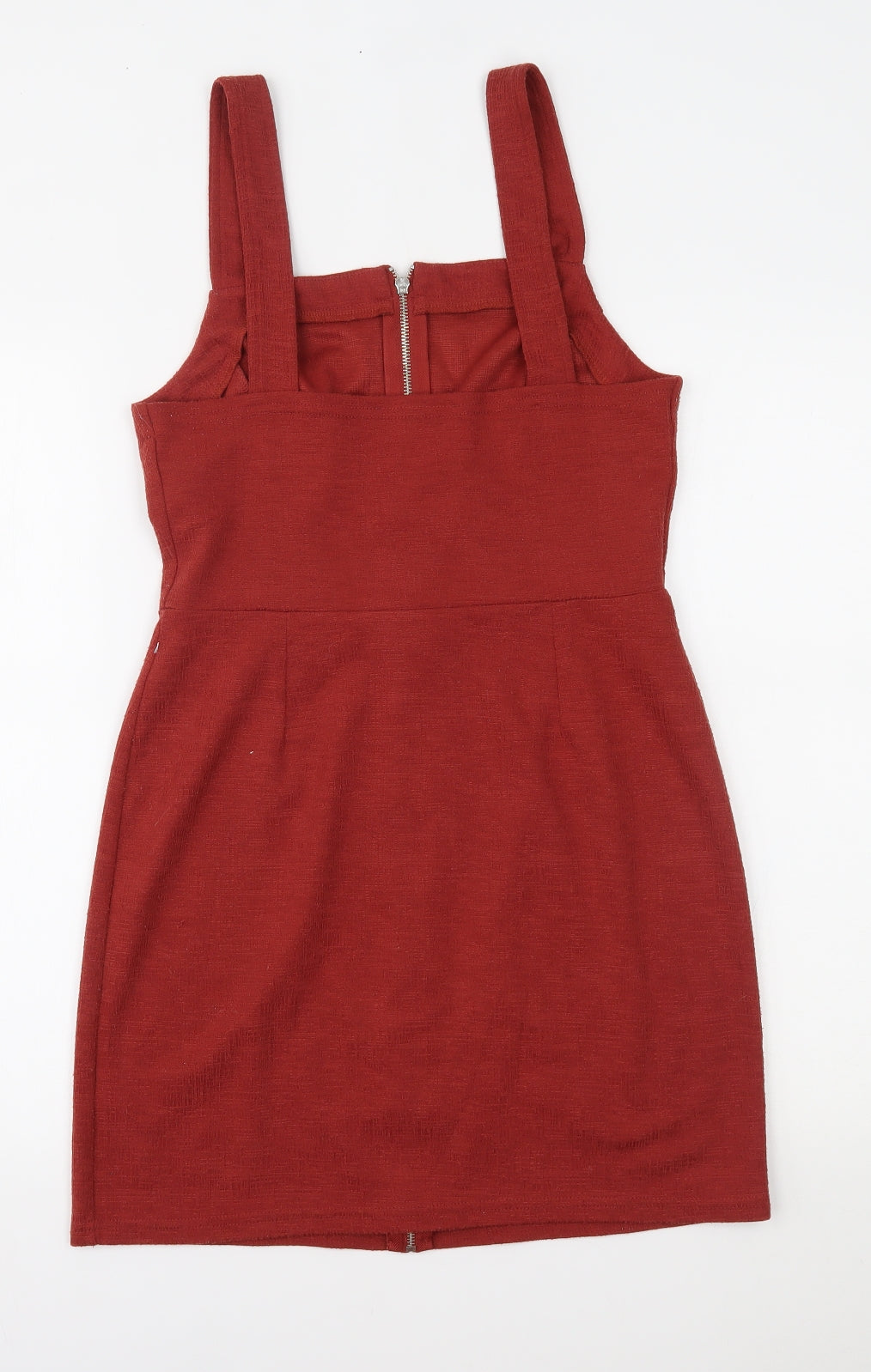 Primark Womens Orange   Pinafore/Dungaree Dress  Size 14