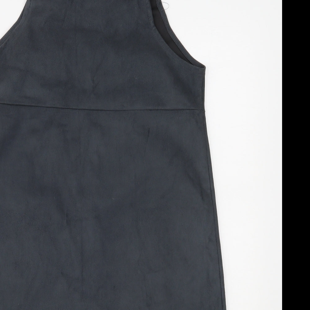 Primark Womens Blue   Pinafore/Dungaree Dress  Size 12