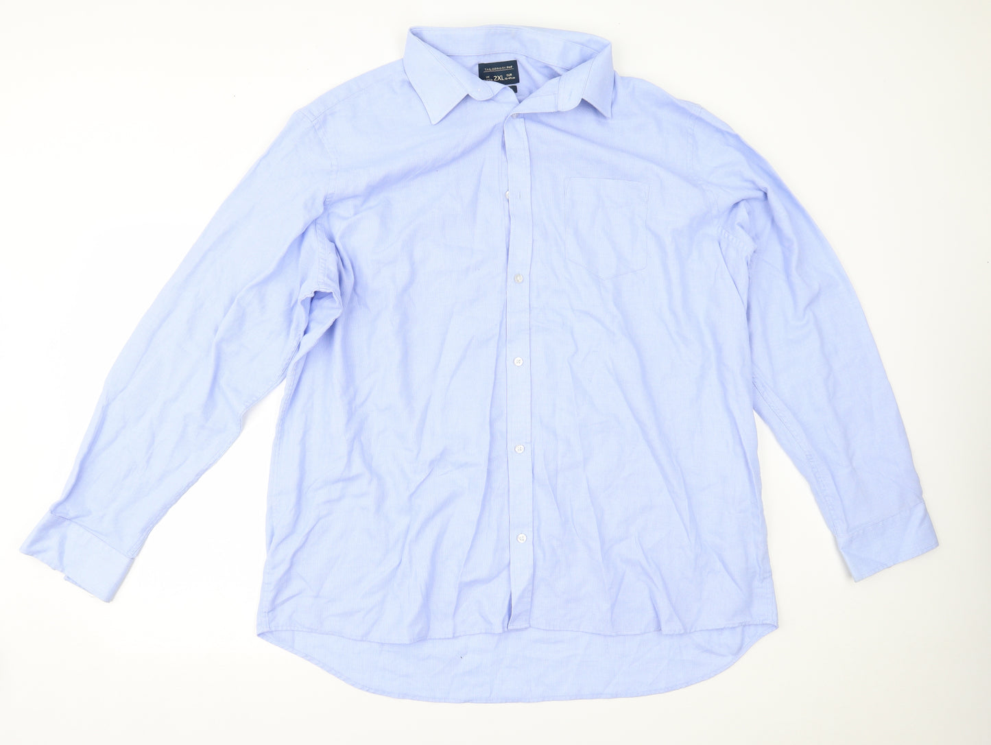 F&F Mens Blue    Dress Shirt Size 2XL