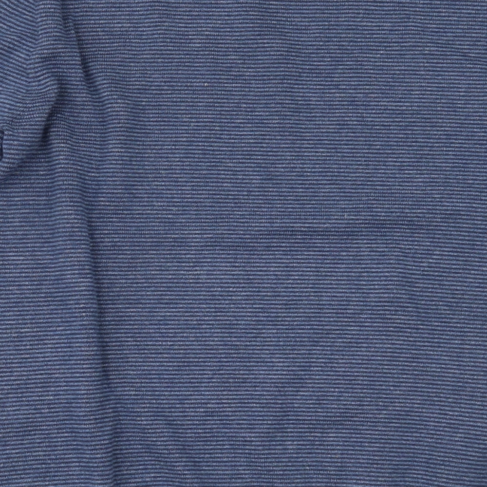 Jasper Conran Mens Blue Striped  Pullover Jumper Size M