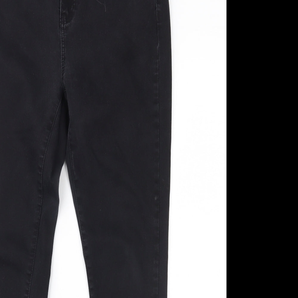 Primark Womens Black  Denim Skinny Jeans Size 14 L25 in