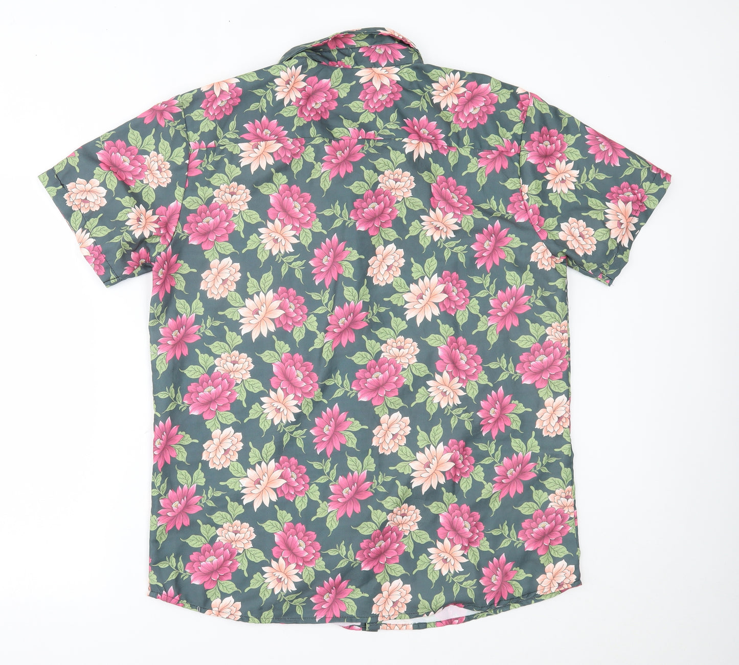 boohooman Mens Multicoloured Floral   Button-Up Size XL