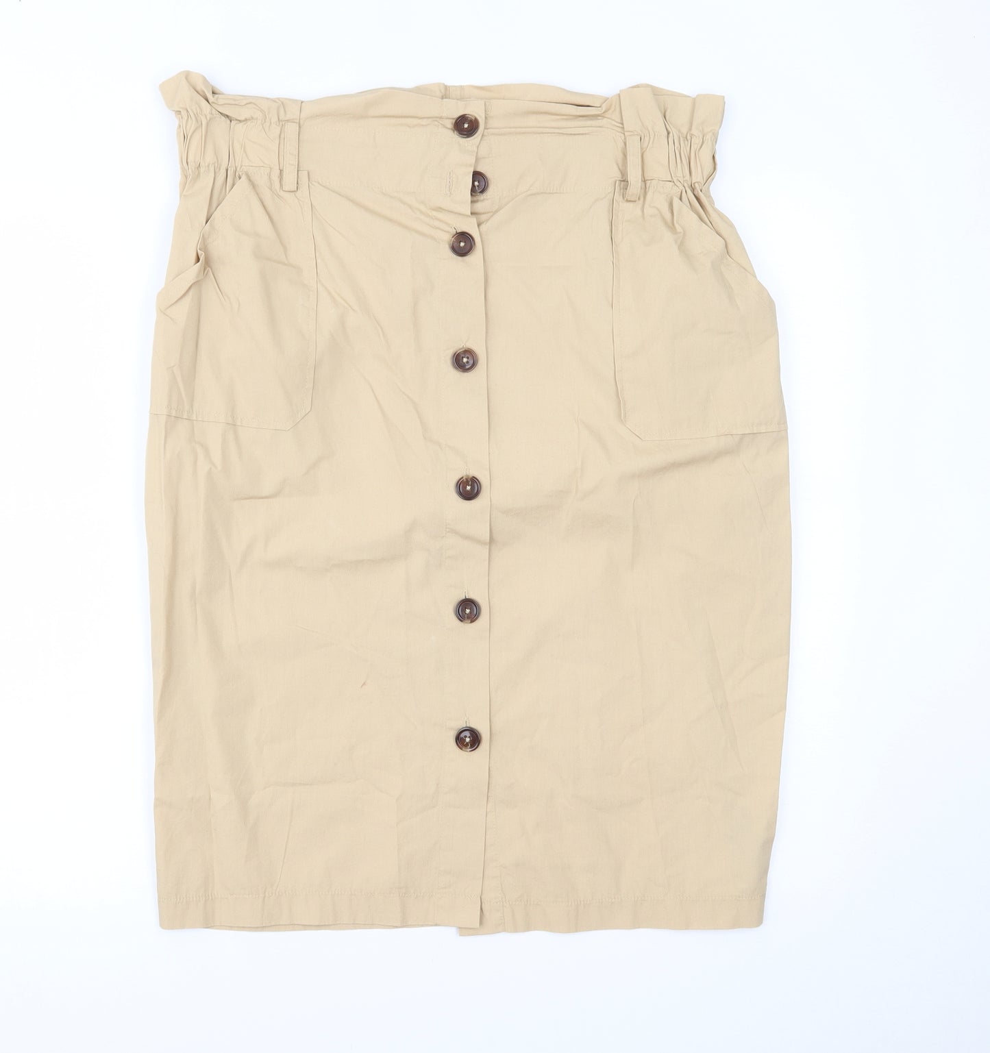 George Womens Beige   Straight & Pencil Skirt Size 14