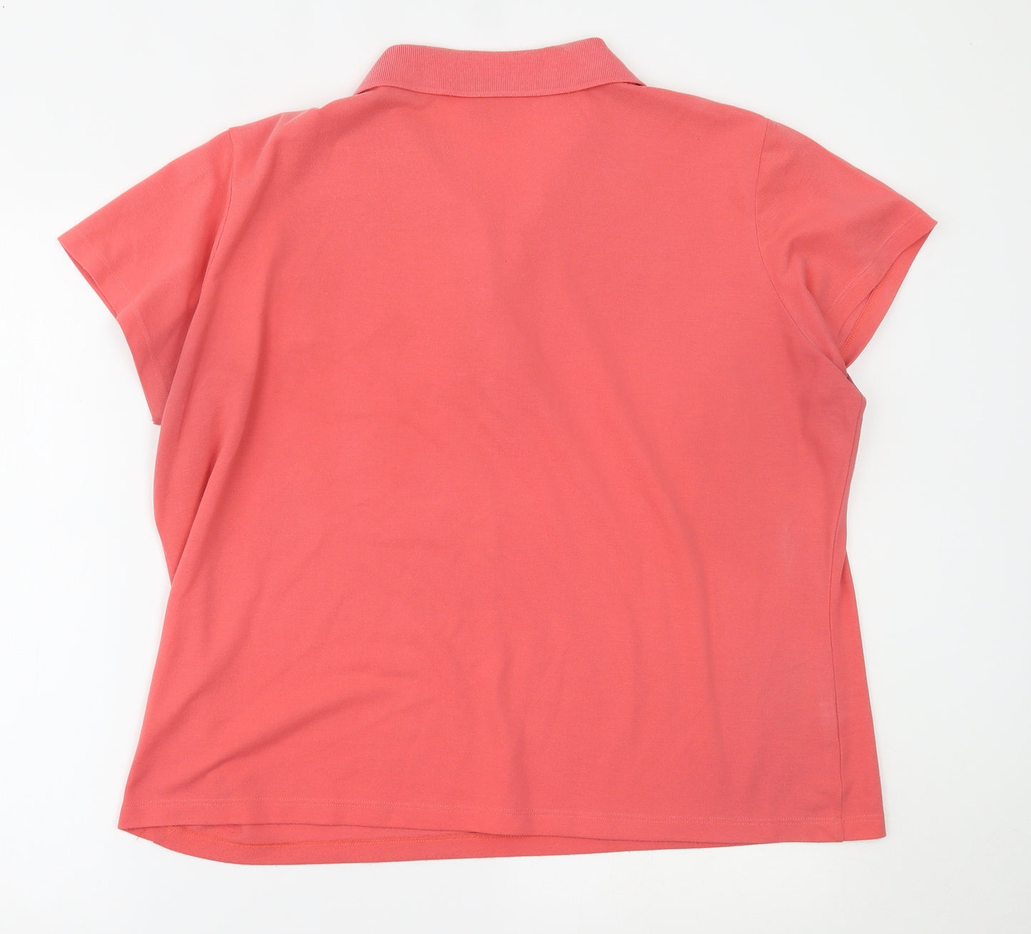 Xe Womens Pink   Basic Polo Size XL