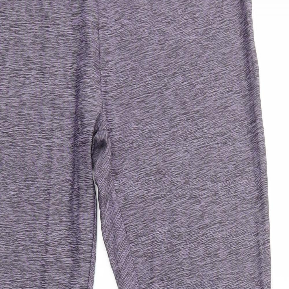 PEP &CO Womens Purple   Jogger Leggings Size 14 L28 in