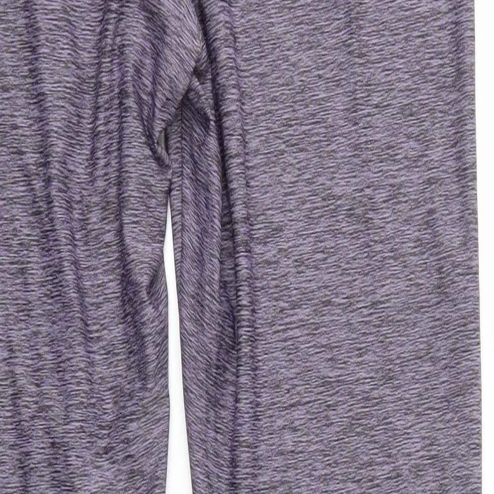 PEP &CO Womens Purple   Jogger Leggings Size 14 L28 in