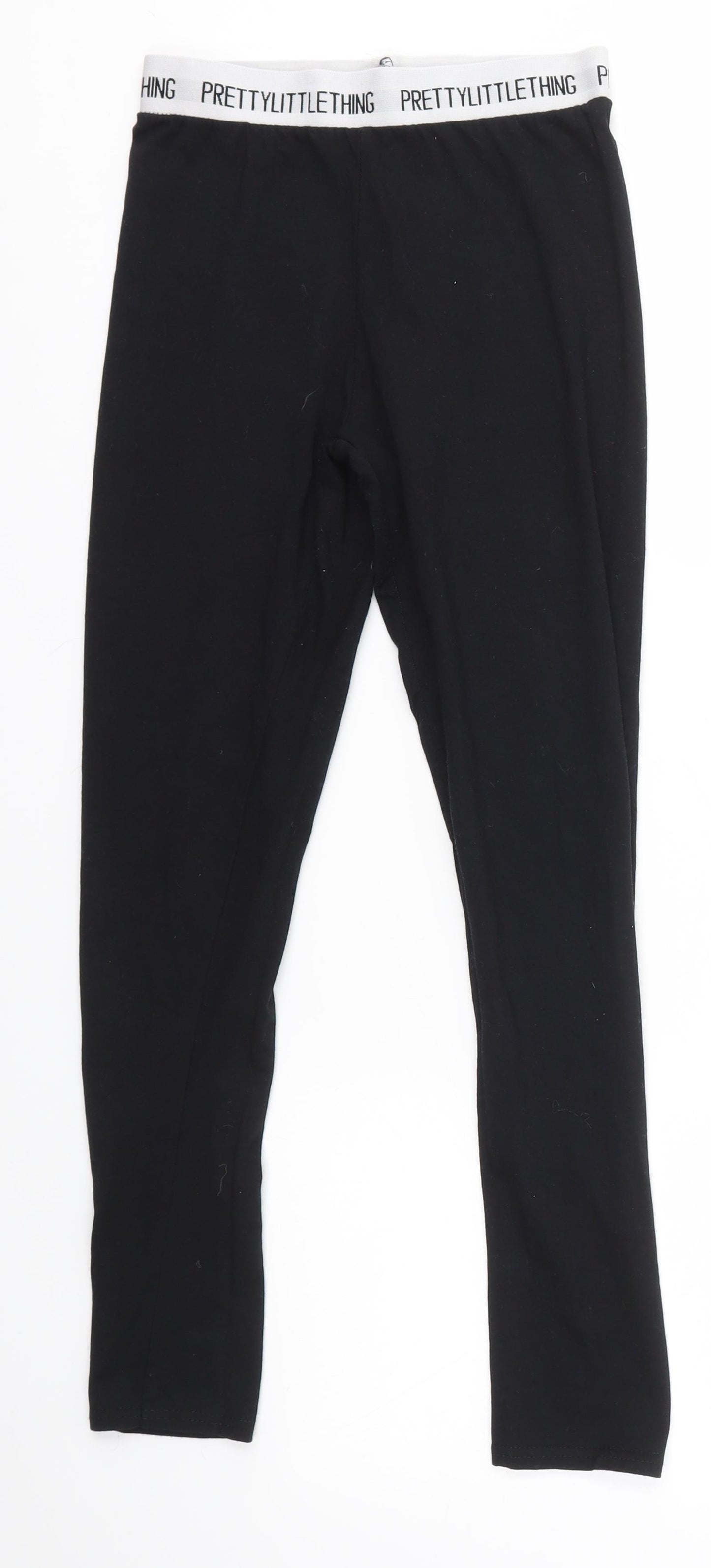 PRETTYLITTLETHING Womens Black   Jegging Leggings Size 8 L26 in