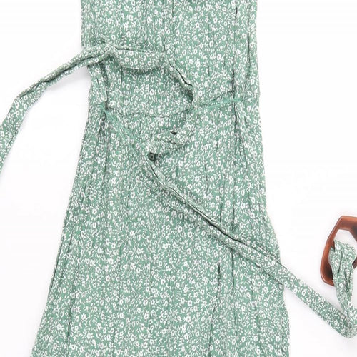 George Womens Green Floral  Maxi  Size 10