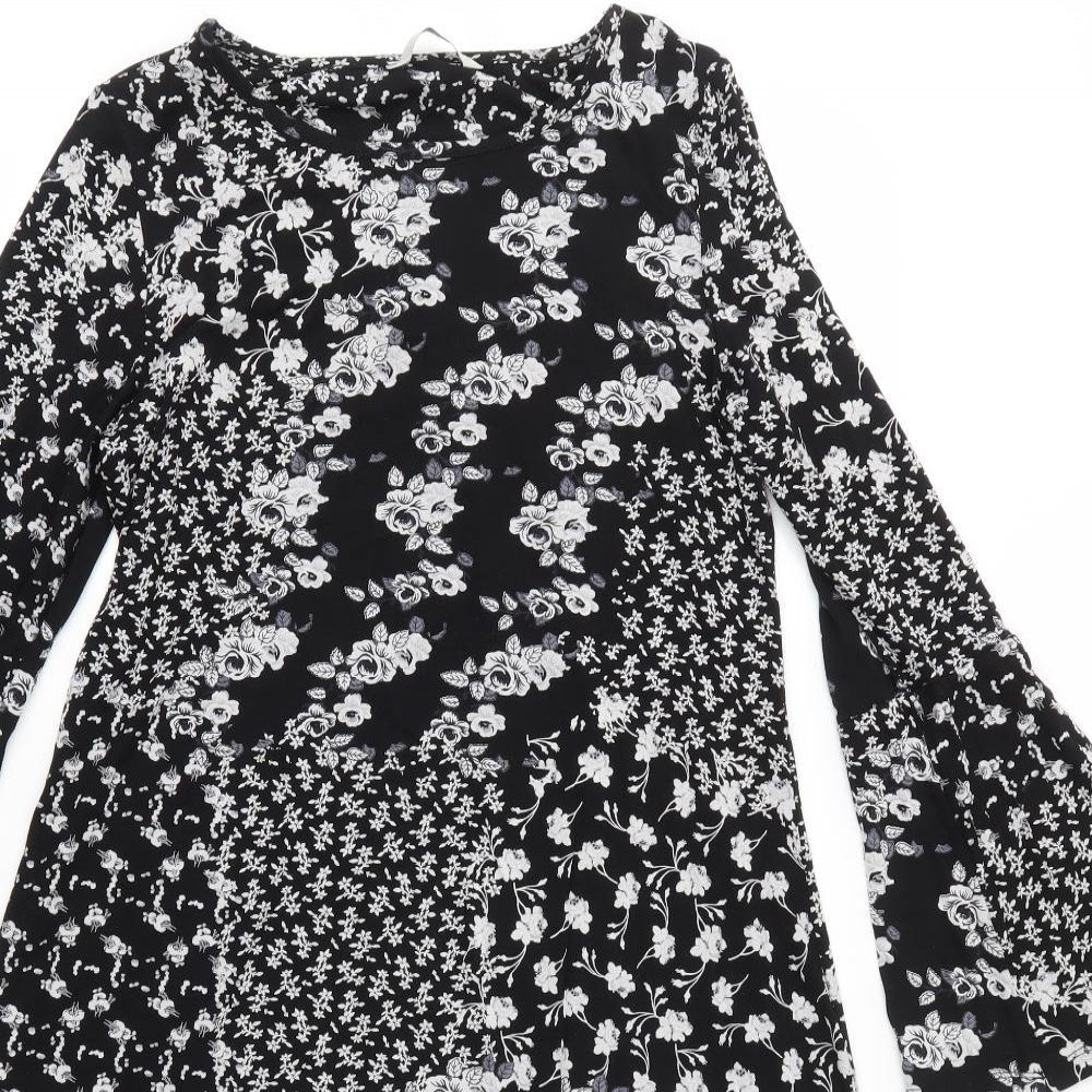 George Womens Multicoloured Floral  A-Line  Size 12