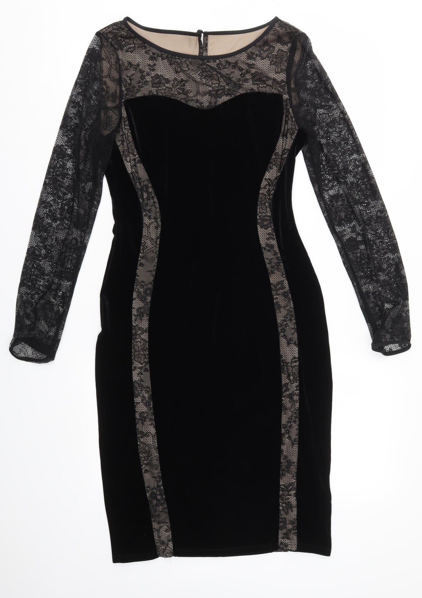M&S Womens Black   Bodycon  Size 10