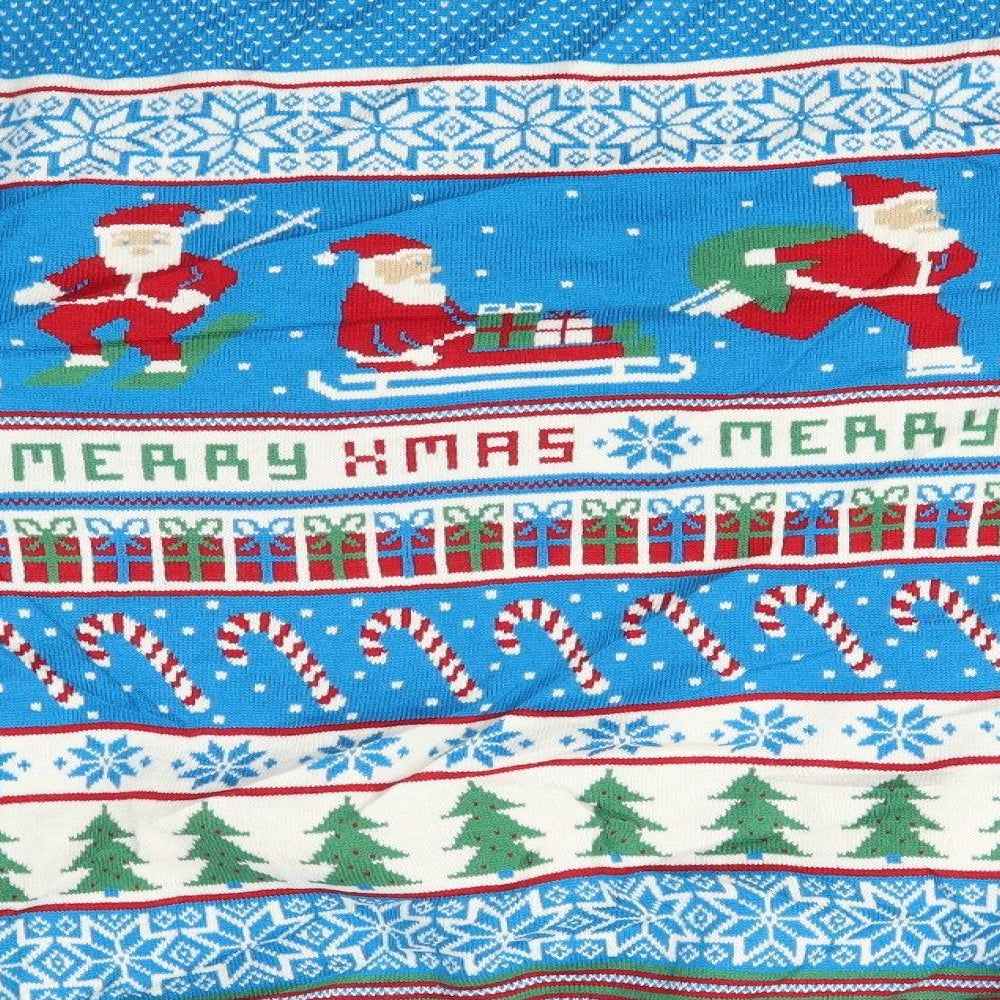 George Mens Multicoloured   Pullover Jumper Size XL  - festive christmas