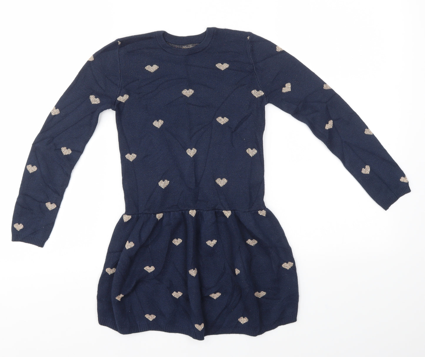 Nutmeg Girls Blue   A-Line  Size 7-8 Years