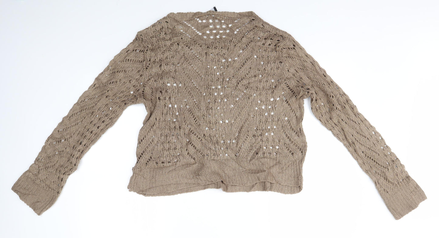 F&F Womens Brown   Pullover Jumper Size 22