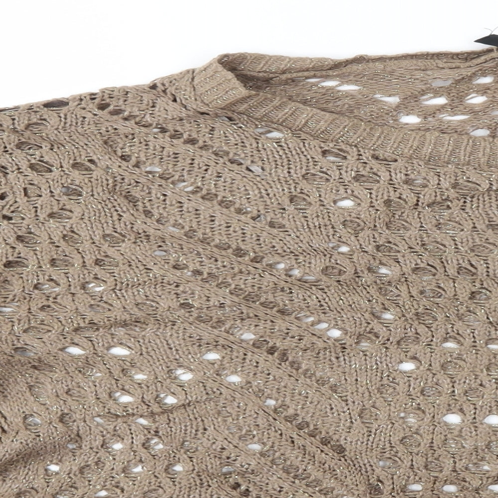 F&F Womens Brown   Pullover Jumper Size 22