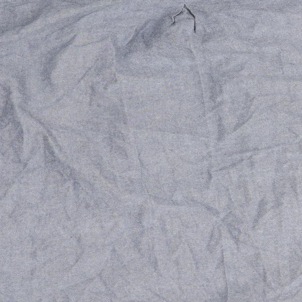 River Island Mens Blue    Button-Up Size XL