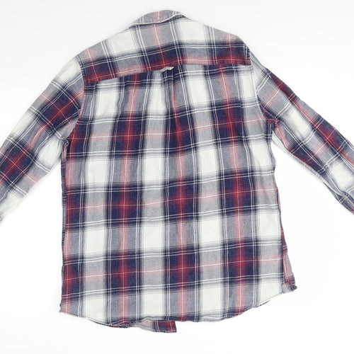 Burton Menswear Mens Multicoloured Check   Button-Up Size L