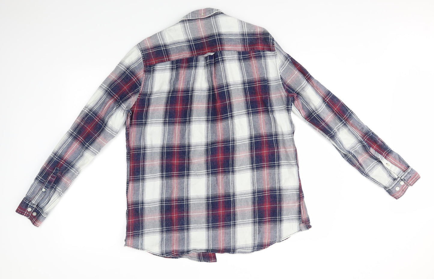 Burton Menswear Mens Multicoloured Check   Button-Up Size L