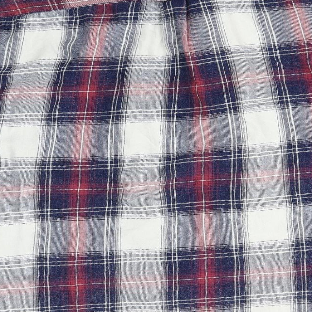 Burton Menswear Mens Multicoloured Check   Button-Up Size L