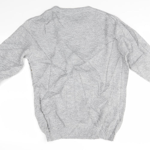 MENSWEAR Mens Grey   Pullover Jumper Size M