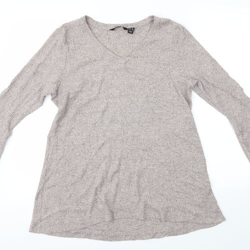 H by Halston Womens Pink   Basic Blouse Size M
