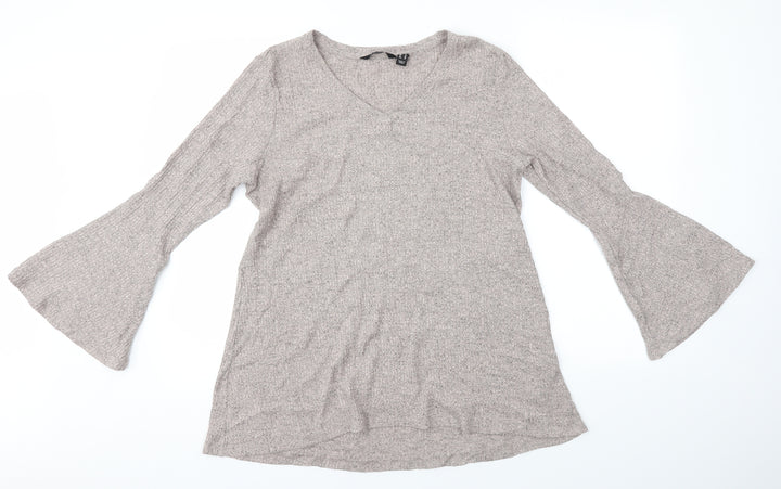 H by Halston Womens Pink Basic Blouse Size M