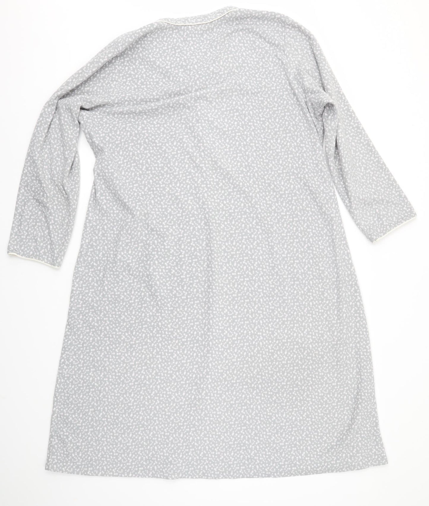 M&S Womens Grey Polka Dot  Top Dress Size 16