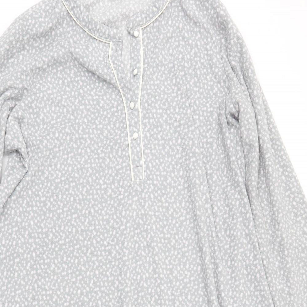 M&S Womens Grey Polka Dot  Top Dress Size 16