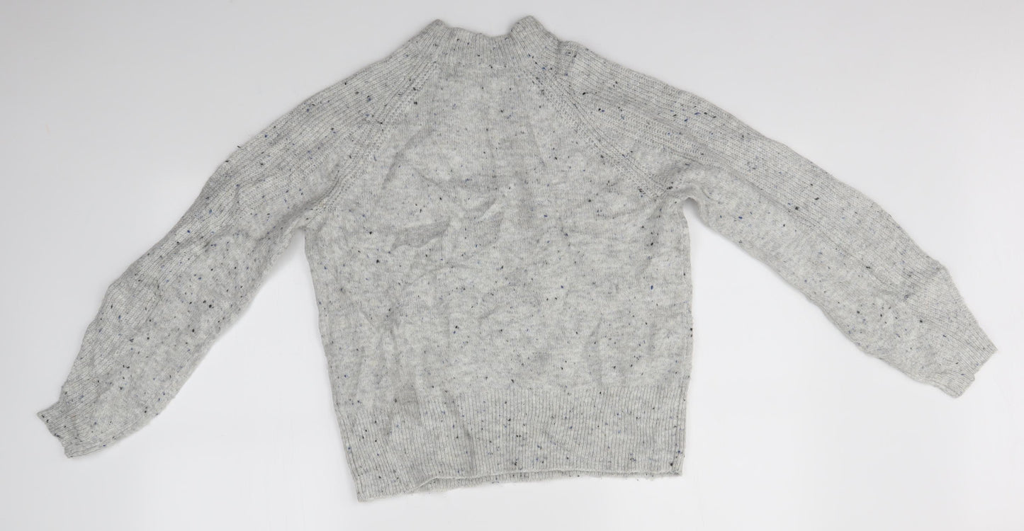 M&S Womens Grey   Pullover Jumper Size S