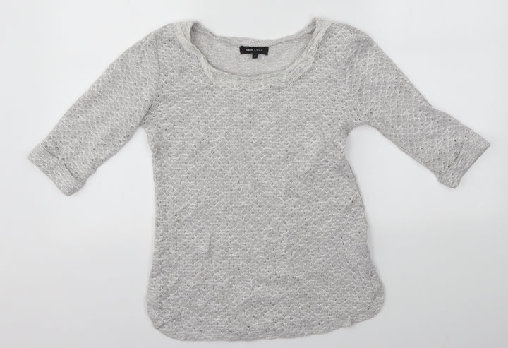 New Look Womens Grey   Pullover Jumper Size 8