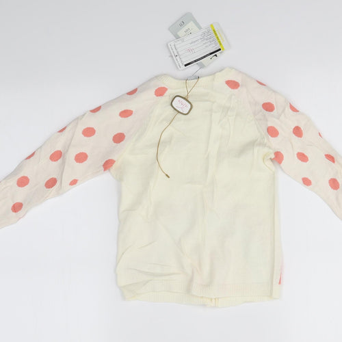 TU Girls Multicoloured   Cardigan Jumper Size 3-4 Years