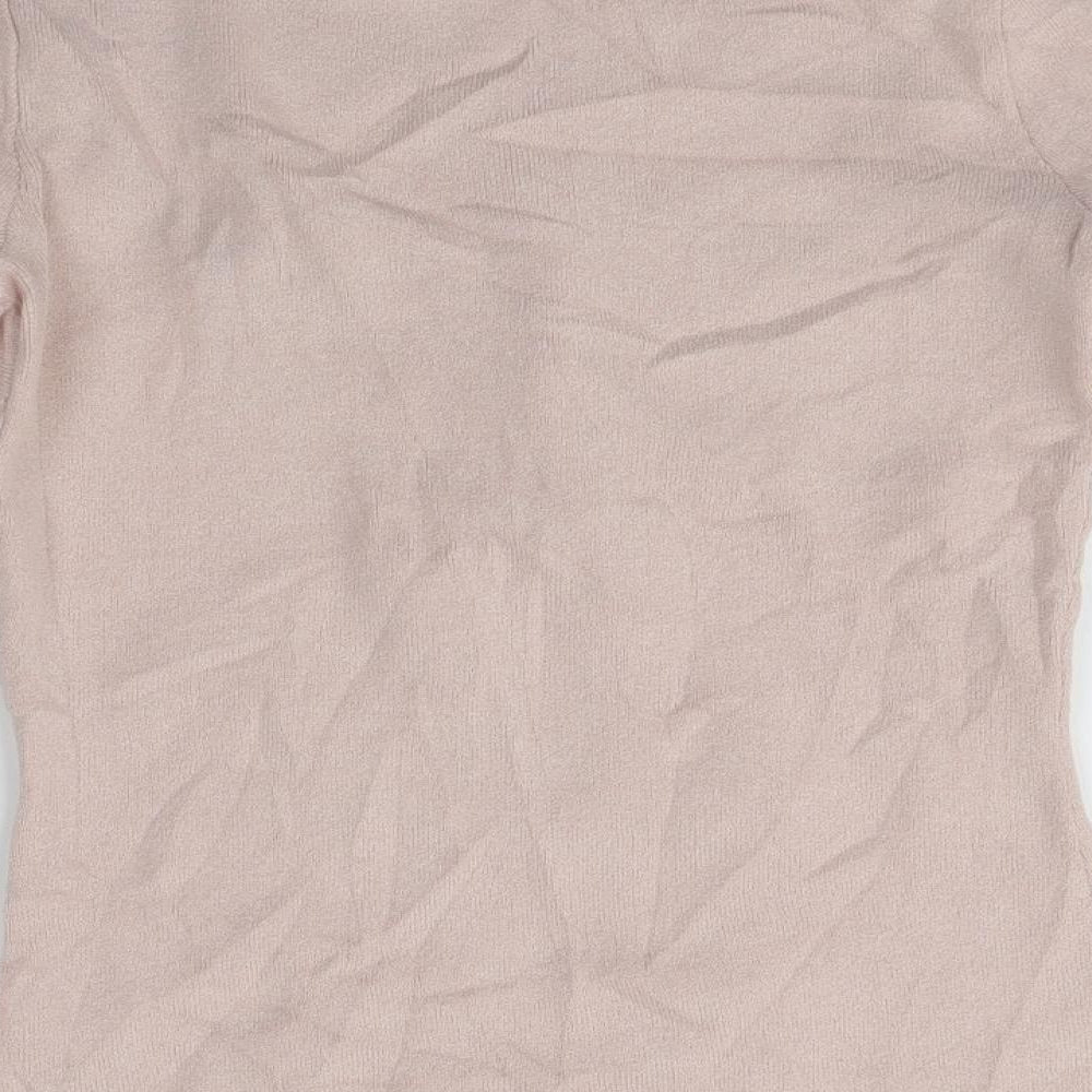 Julien Macdonald Womens Pink   Pullover Jumper Size 8