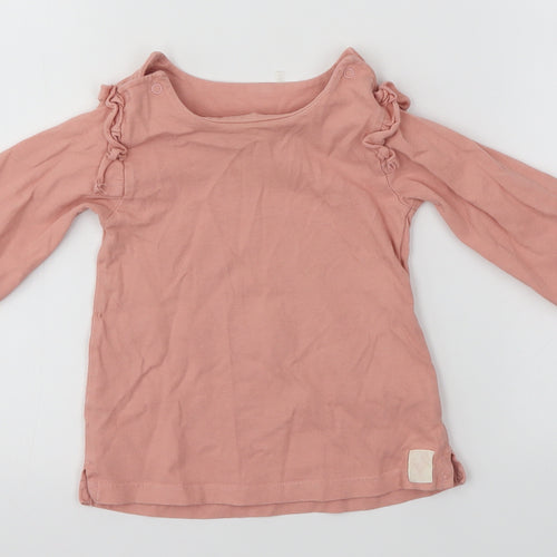 M&S Baby Pink   Basic T-Shirt Size 18-24 Months