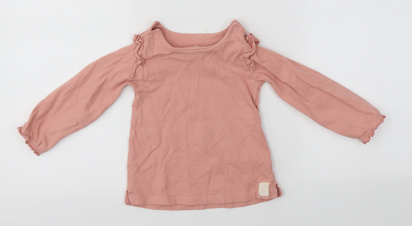 M&S Baby Pink   Basic T-Shirt Size 18-24 Months
