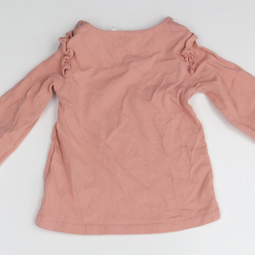 M&S Baby Pink   Basic T-Shirt Size 18-24 Months