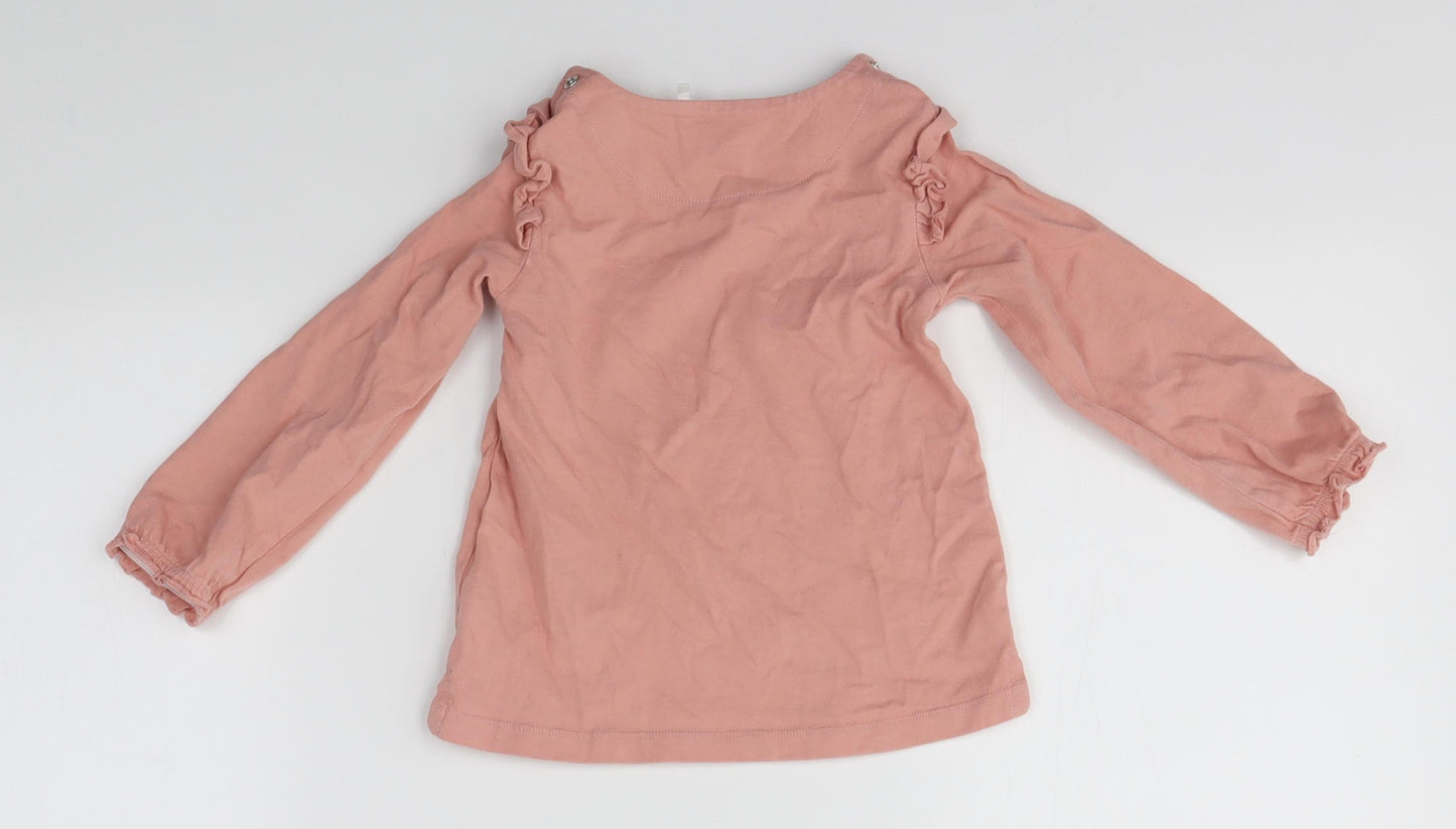 M&S Baby Pink   Basic T-Shirt Size 18-24 Months